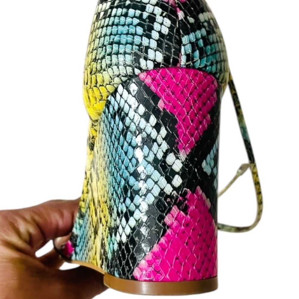 Vince Camuto Stassio Multicolor Python Embossed W… - image 6